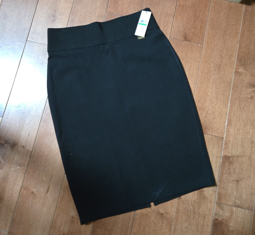 Calvin Klein Black Stretch Pencil Skirt
